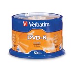 Verbatim 95101 DVD Spindle DvdR 16x 47gb Silver 50