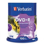 Verbatim 95145 DVD Spindle DvdR 16x 47gb White 100
