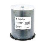 Verbatim 95252 CdR 80 Minute 52X 700Mb White Wide Print Pack 100