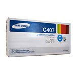Samsung CLT407S OEM Laser Toner Cartridge CLTC407S CYAN