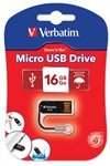 Verbatim 44050 Store N Go Micro USB Storage 16GB Black