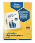 Marbig Sheet Protector A4 Copy Safe 40 Micron Clear 100