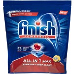 Finish All In 1 Max Dishwasher Tablets Lemon 53 Pack