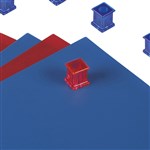 Quartet Magnet Extra Strong Squares Assorted Pack 10