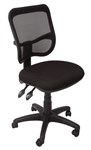 Rapid Chair Operator Em300 Large Mesh Back No Arms SfBlack