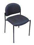 Rapid V100 Stackable Visitor Chair Black