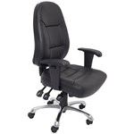 Rapid Chair Operator Pu300 High Back Black Pu