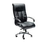 Big Boy Directors Executive Leather Chair High Back Black With Arms Black
