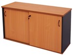 Rapid Worker Credenza 1200X450X725 Lockable CherryIronstone