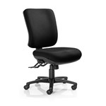 Chair Rexa Plus 135Kg Manual High Back 3 Lever Cat 1 Fabric Qca Crepe Black