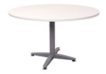 Rapid Meeting Table Round 900Mm 4 Star White
