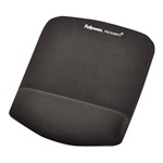 Fellowes Mouse Pad Wrist Rest Gel Plush Touch Graphite