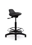 Stool Perching Lab200 Poly Seat And Low Back