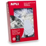 APLI Merchandise Strung Tags No392 36x53mm White