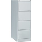 Rapid Filing Cabinet 4 Drawer Go Steel Silver Grey