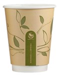 Envirochoice Double Wall Cup Leaves 12Oz 355Ml 12Oz Brown Ctn 500