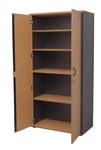 Rapid Stationery Cupboard 1800X900X450 BeechIronstone