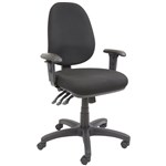 Rapid Eg100Ch High Back Task Chair With Arms Fully Ergonomic Black