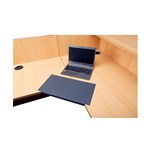 Rapid KeyboardDesk Lozenge 33Mm Graphite Ripple