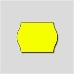 Pricemark Permanent Labels 22x16mm Fluoro Yellow