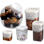 Connoisseur FlipTite Storage Canister Square 10L