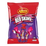 Allens Lollies Red Ripperz Sticks Rapberry 800G