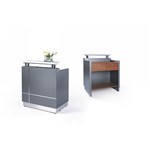 Reception Counter Receptionist 880 X 690 X 1150H Grey