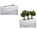 Rapid Go Tambour Planter Box 1200Mm White