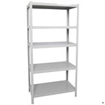 Rapid Shelving Boltless Steel 1830H X 914W 457D mm Silver Grey