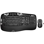 Logitech Wireless Wave Keyboard And Mouse Combo Mk550