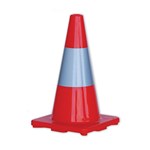ProChoice PVC Traffic Cone With Reflective Tape Orange