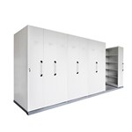 Rapid Mobile Shelving 8 Bays 4450L X 1280W X2150H White