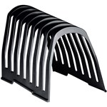 Italplast Step File Organiser Recycled Black 7 Slot