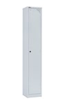 Rapid Go Locker 1 Tier 1830X380X455 Assembled Silver Grey