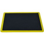 Italplast Bubble Mats 600X900Mm Black With Yellow Edge