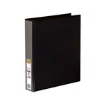 Binder Insert Clearview Ring A4 2D 38mm BLACK