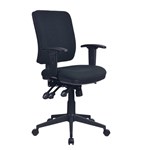 Aviator Ergonomic Executive Chair Ys117 Black With Arms