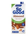So Good Almond Milk 1 Litre Uht Unsweetened