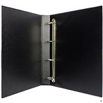 Marbig Binder Ring PE Deluxe A4 4D Ring 25mm Black