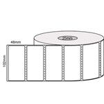 Zebra Direct Thermal Perforated Labels 102X48mm White Pack 1000