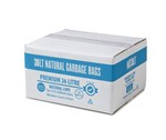 PREMIUM BIN LINER HEAVY DUTY LDPE 36 LITRE CLEAR 690X570MM 20UM