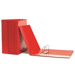 Binder Insert Clearview Ring A4 2D 38mm Red