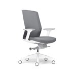 Aveya Mesh Ergonomic Task Chair White Frame 140Kg