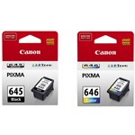 Canon Ink Cartridge Pg645 Cl646 Value Pack Colour