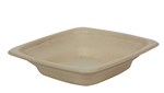 Envirochoice Natural Fibre Bowl Square 180x180x40mm 16oz Brown