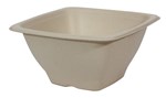 Envirochoice Natural Fibre Bowl Square 180x180x90mm 42oz Brown
