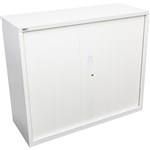Rapid Tambour Cupboard 1016X1200Mm White 2 Shelf
