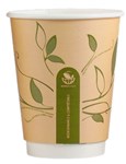 Envirochoice Double Wall Cup 340Ml 12Oz Brown Pk25