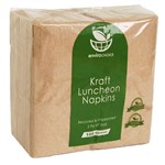 Envirochoice Kraft Napkins 2 Ply Luncheon Gt Fold 300X300mm Pk100