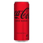 CocaCola Drink Coke No Sugar Mini Can 250Ml 24 Cans
